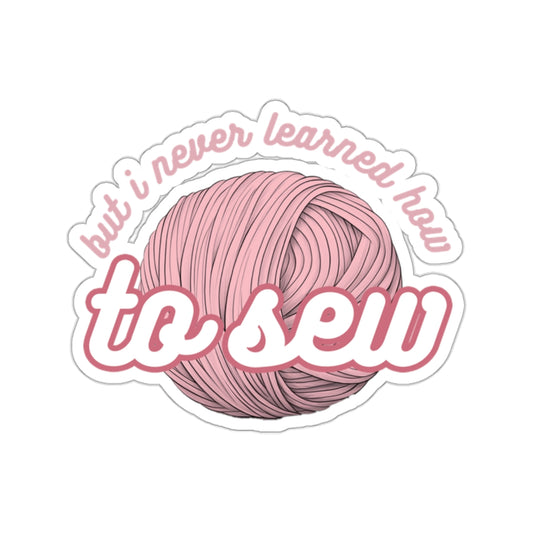 How to Sew Sticker