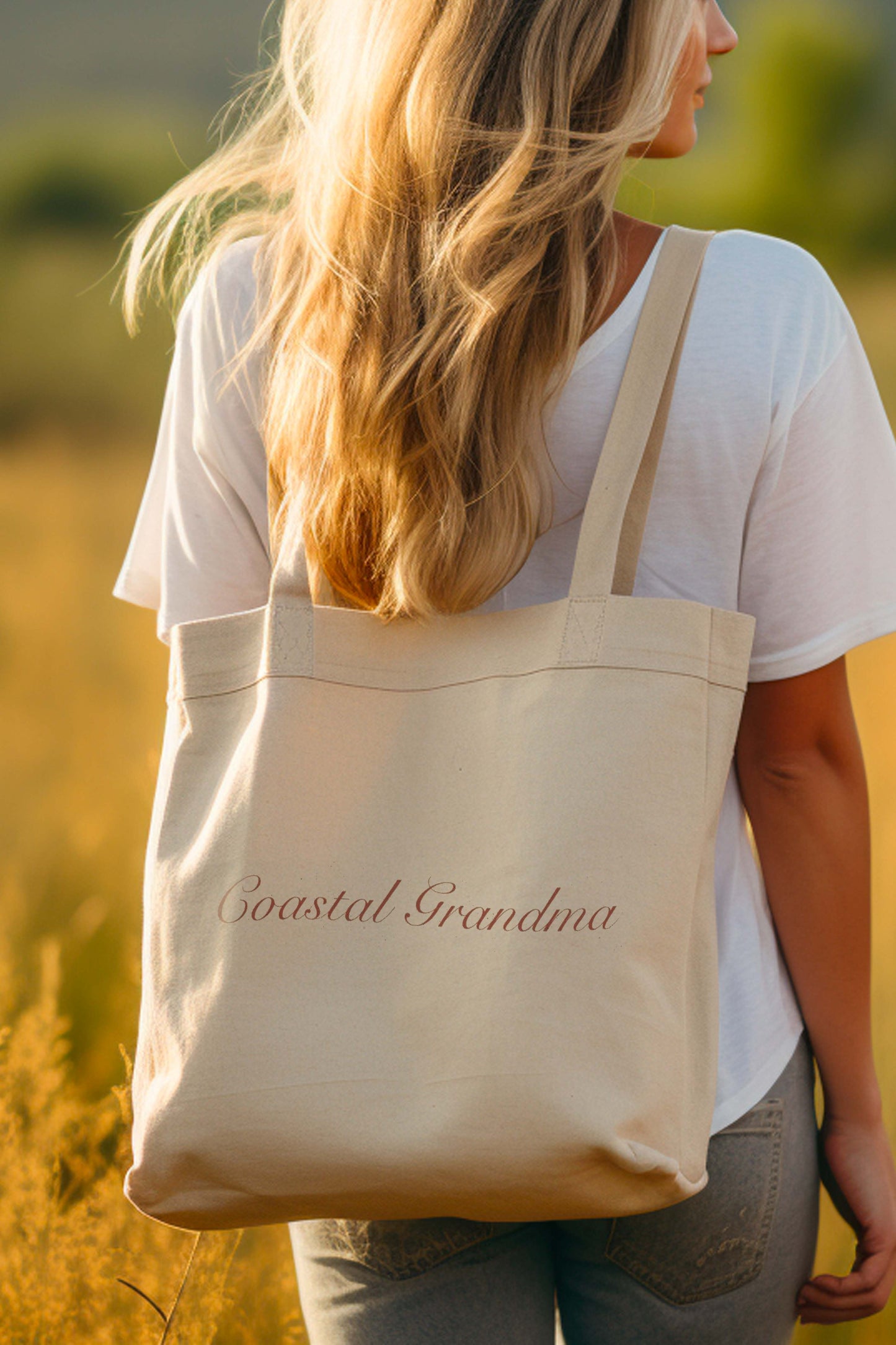 Coastal Grandma Tote Bag